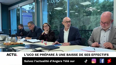 Miniature de la vidéo titrée \"L'UCO se préparer à une baisse de ses effectifs"